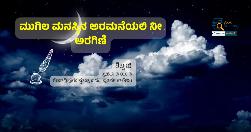 ಮುಗಿಲ ಮನಸ್ಸಿನ ಅರಮನೆಯಲಿ ನೀ ಅರಗಿಣಿ | ಶಿಲ್ಪ ಬಿ