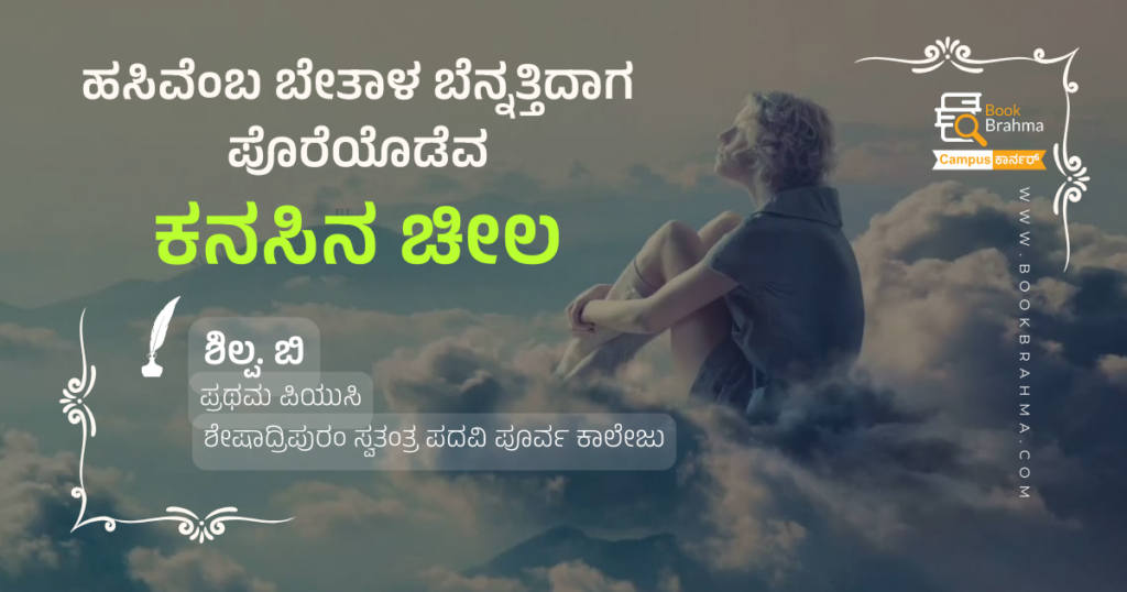 ಹಸಿವೆಂಬ ಬೇತಾಳ ಬೆನ್ನತ್ತಿದಾಗ ಪೊರೆಯೊಡೆವ ಕನಸಿನ ಚೀಲ | ಶಿಲ್ಪ ಬಿ